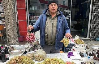 1000 rakımda yetişen üzüm, lezzetiyle damakları...