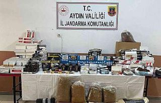 25 bin 680 adet içi doldurulmuş makaron ele gerildi