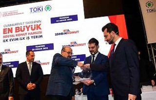 2 bin 550 konut için 51 bin 528 kişi başvurdu