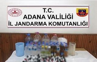Adana’da bin 71 litre sahte ve kaçak alkol ele...