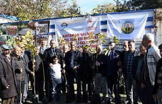 Adıyaman’da çiftçilere 6 bin ceviz fidanı dağıtıldı