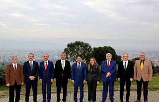 ADÜ Rektörü Aldemir mevkidaşlarını ağırladı