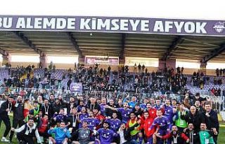 Afyonspor ligde üst sıralara tırmanmayı başardı