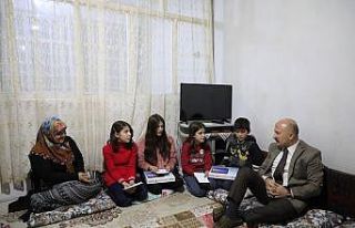 Ağrı Valisi Varol, Dengiz ailesinin evlerine konuk...