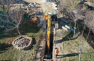 Akyokuş Kasrı’nın kanalizasyon alt yapısı tamamlandı