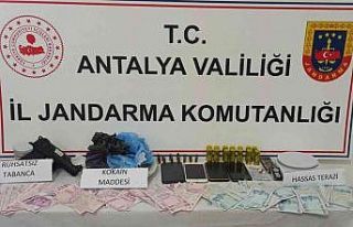 Alanya’da uyuşturucu operasyonu: 7 gözaltı