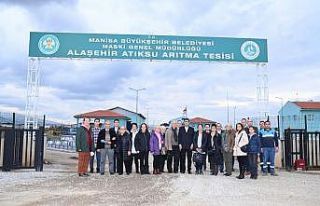 Alaşehir Atıksu Arıtma Tesisi GEMA Vakfını konuk...