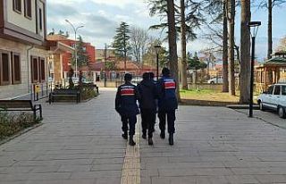 Alkollü araç kullanma suçundan aranan şahsı jandarma...