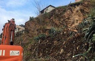 Altınyol’da yağış sonrası çalışma