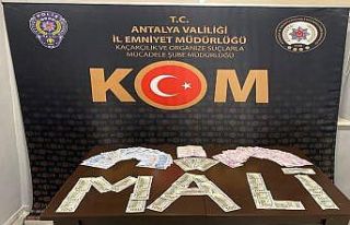 Antalya’da sahte para ile esnafı dolandıran 5...