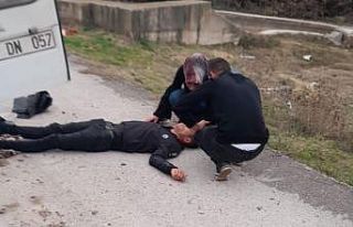 Aracıyla 40 metre yükseklikten uçtu