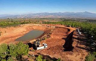ASKİ, Karacasu Yazır’da gölet genişletme çalışmalarına...