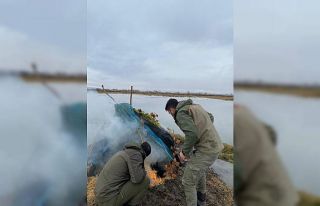 Av için kullanılan gümeler imha edildi