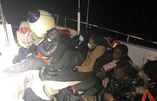 Aydın’da 16 düzensiz göçmen kurtarıldı