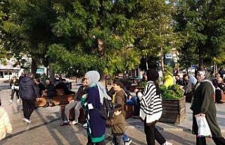 Aydınlılar hafta sonu güneşin tadını çıkardı