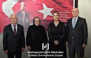 Azerbaycanlı şehit ailesi BAÜN’de