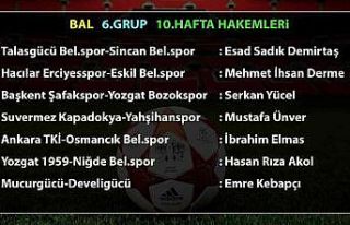 BAL’da 10. hafta hakemleri açıklandı