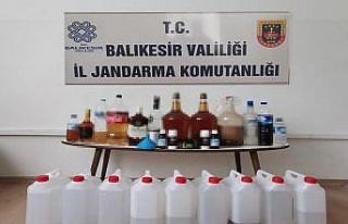 Balıkesir’de yıl başı öncesi sahte içki operasyonu