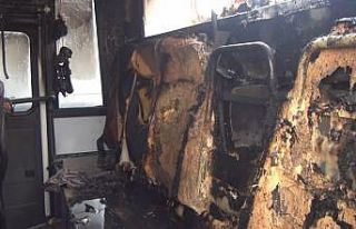 Bandırma’da sürücü adayı aracına kundaklama