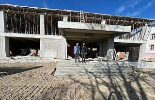 Başkan Arslan, Çameli Gençlik Merkezi inşaatında...