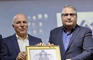 Başkan Çerçi’ye ‘Fahri Hemşehrilik Beratı’...