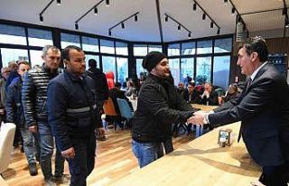 Başkan Dündar, taziyeleri kabul etti