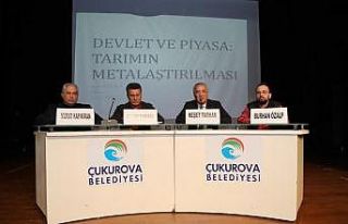 Başkan Tarhan, ’tarım ve devlet’ konulu panelde...