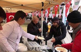 Başkentte pilav yeme günü düzenlendi