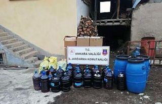 Başkentte sahte içki operasyonu