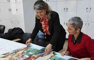 Bayanlar eğlence ve terapiyi bu kursta buluyor