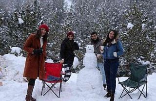 Bayburt’un yüksek rakımlı köylerinde karla mücadele...