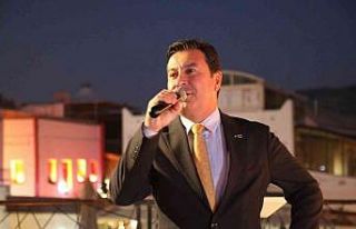 Belediye personeli yeni yılı kutladı