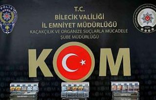 Bilecik’te 480 paket kaçak/sahte sigara ele geçirildi
