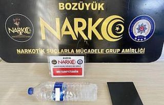 Bilecik’te 585,20 gram sıvı metamfetamin maddesi...