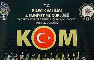 Bilecik’te kaçak içki operasyonu