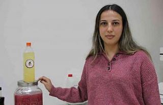 Bilecik’te narın reçeli yapılırken kalan posasından...