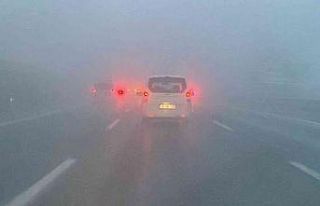 Bolu Dağı’nda sis sebebiyle sürücüler zor anlar...