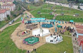 Bu parkta otomobil lastikleri salıncak, elektronik...