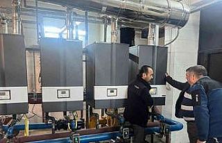 Burhaniye’de 15 okula doğalgaz bağlandı