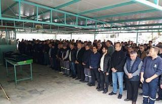 Burhaniye’de zabıta memuru son yolculuğuna uğurlandı