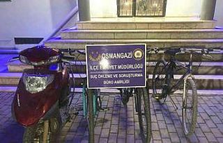 Bursa’da uyuşturucu madde satışı yapan bir kişi...