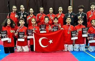 Büyükşehirli sporcular Arnavutluk’tan boş dönmedi