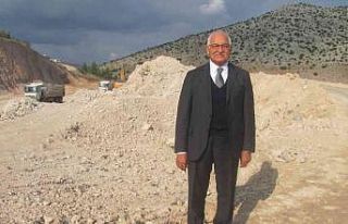 Çatboğazı Baraj yolu çalışmaları sürüyor