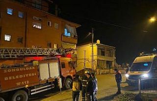 Çatı yangını ekipleri harekete geçirdi