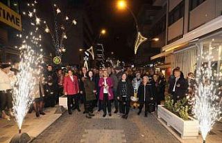 Cebesoy Sokak ışıl ışıl oldu