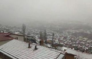 Çelikhan beyaza büründü