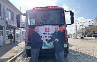 Çıldır Belediyesine TBB’den hibe itfaiye