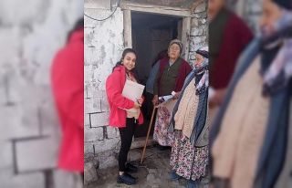 ÇMYO öğrencilerinden ulusal hane ziyareti