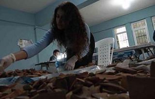 Çobankale’deki tarihi eserler puzzle gibi birleştiriliyor