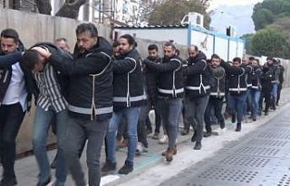 Çökertilen ’Baybekler’ çetesinden 16 şüpheli...